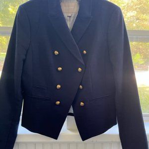 Navy Blue Blazer wth gold buttons